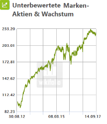 Unterbewertete Marken-Aktien & Wachstum